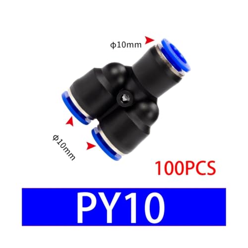 Conectores neumáticos rápidos de 4mm y 10mm para mangueras de aire 3