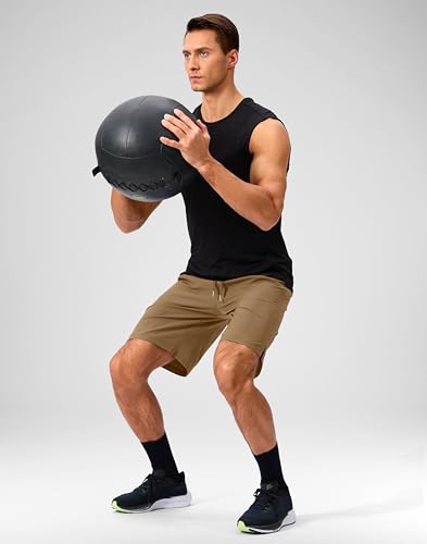 Image of Soothfeel Men's Running Shorts with Zipper Pockets 9 inch / 7 inch / 5 inch Quick Dry Eight Basketball Gym Workout Athletic Shorts