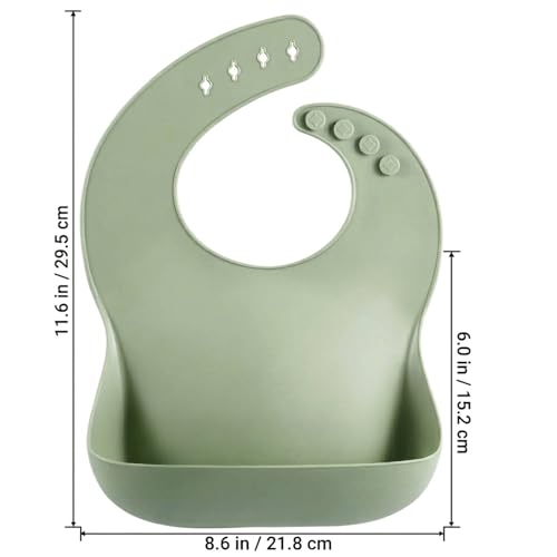 PandaEar 3 Stück Silikon Lätzchen, Fütterlätzchen Babylätzchen mit Auffangschale, BPA-Frei Abwaschbar Wasserdicht Weiche Einfache Reinigung für Babys und Kleinkinder Jungen und Mädchen