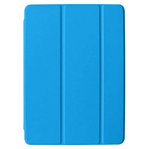 Image of DuraSafe Cases for iPad 9.7 Inch 2014 Air 2nd Generation [ Air 2 ] A1566 A1567 MGLW2HN /A MGL12HN /A MH0W2HN /A MGKM2HN /A MH182HN /A MGKL2HN /A Ultra Slim Smart Auto Sleep /Wake PC Cover - Blue