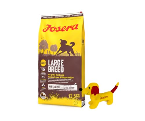 Josera - Hundefutter - Josera Large Breed - Trockenfutterfür große Hunderassen 12,5 KG + Goodie Plüschtier Seppl