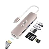 Lvdou 2024高機能版 USB C ハブ 6-in-1 Type-C アダプタ｜100W PD充電・4K 60HZ HDMI・USB 2.0/3.0・MicroSD/SDカードリーダー搭載｜MacBook Pro/Air, iPhone 15/16, iPad Pro, Surface Pro 9/8, HP, DELL, Chromebook対応 ノートPC/タブレット用｜適格請求書発行可