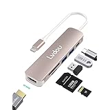 USB C ハブ 6-in-1 Lvdou USB ハブ Type-C 85W PD充電 4K HDMI USB3.0 Micro SD/SDカードリーダー USB-C 交換アダプタ MacBook Pro、MacBook Air 、iPad Pro、Surface Pro 9、8 / Go 、HP、DELL、Chromebookなどのノートパソコン、タブレットPC対応 適格請求書発行可