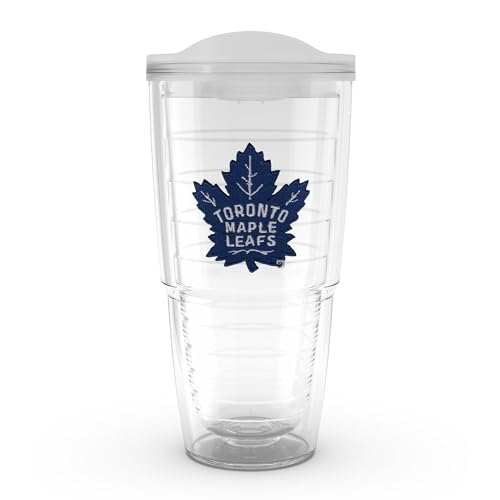 Tervis Made in USA Double Walled NHL Toronto Maple Leafs Insulated Tumbler Cup Keeps Drinks Cold & Hot 24oz - No Lid Primary Logo