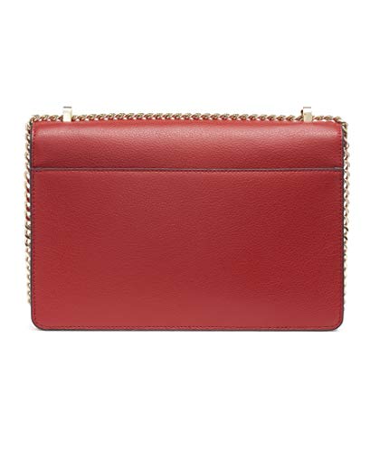 Image of DKNY Women's Elissa Leather Shoulder Bag with Logo Charm