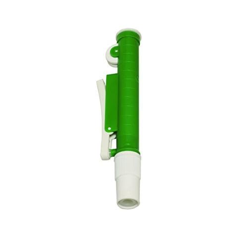 Argos Technologies P5210 Manual Pipette Pump, 10 mL, Green Cover