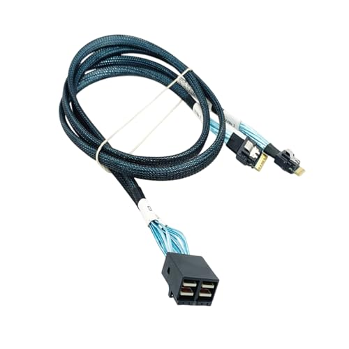 Cable Mini SAS HD 8643 a SlimSAS 8654 para transferencia de datos en servidores de almacenamiento