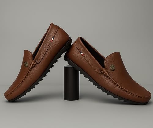 Image of Kraasa Men Stylish Causal Loafers | Premium Outdoor| Lighweight Slip-On's | Soft Cushioned Insole | Super Flexible, Comfortable for Men