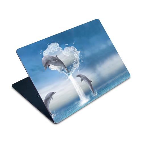 Évitez les Éraflures sur Votre MacBook Air 15 M2 grâce à la Skin Vinyle Dauphins Simone Gatterwe