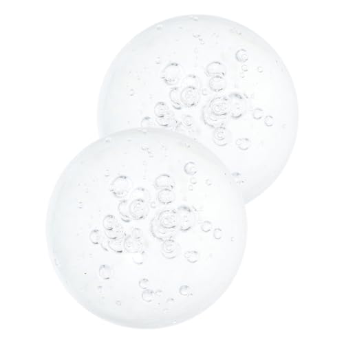 2 Pezzi Sfera Di Fontana Globo Di Divinazione Sfere Di Decorative Globe Decorativo Globo Di Cristallo Arredamento a Bolle Sfera Di Cristallo Trasparente Bicchiere