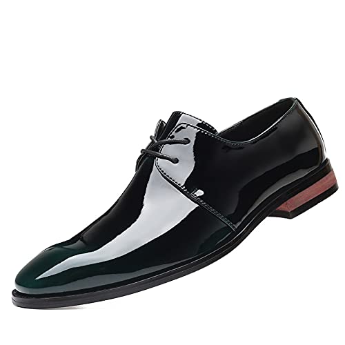 Chaussures formelles à lacets pour homme avec bout carré et talon bloc