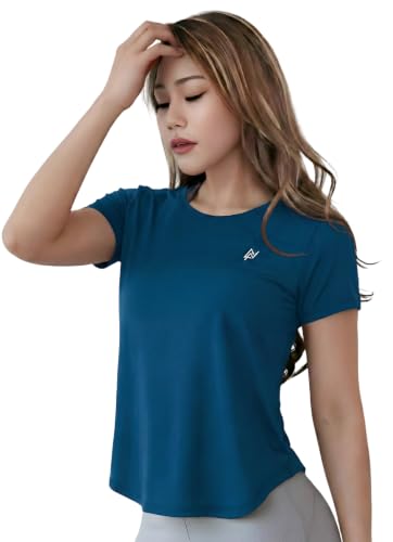 Image of Nexsus Apparels Gym T-Shirt for Women-Quick Dry Sports & Workout T-Shirt for Women, Activewear for Running, Casual & Gym Use, Available in Plus Size's