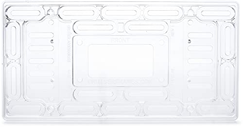 Cruiser Accessories 79000 Universal License Plate Mount - Clear