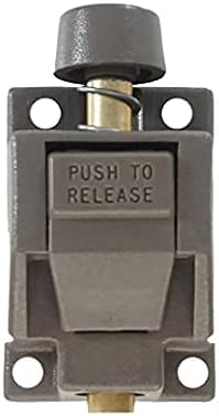 WRS Wingless Secondary Patio Door Lock - Bronze