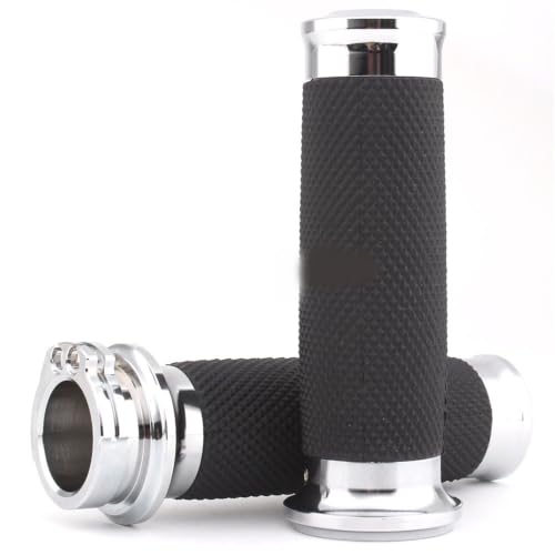 Puños de motocicleta de aluminio para manillar de 1 pulgada accesorios Yamaha Cruiser repuestos