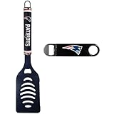 Siskiyou NFL New England Patriots Logo Spatula w/Bottle Opener, One Size, Team Colors