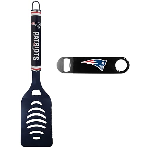Siskiyou NFL New England Patriots Logo Spatula w/Bottle Opener, One Size, Team Colors