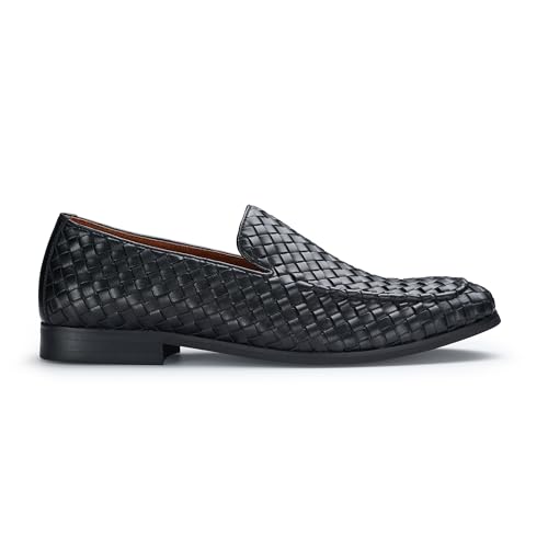 Image of Ferro Aldo Men's Dress Loafer Collection | Modern & Classic Slip-On Styles | Available in Suede, Woven, and Wholecut