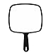 Produktbild Kentop Professioneller Friseursalon Großer Handspiegel Wand-hängenden Spiegel Schwarze mit Griff
