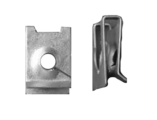 Autobahn88 Clip en U para parachoques, guardabarros y tronco para tornillo autorroscante (orificio de 4 mm), modelo PF-H2097 (paquete de 10) Cover