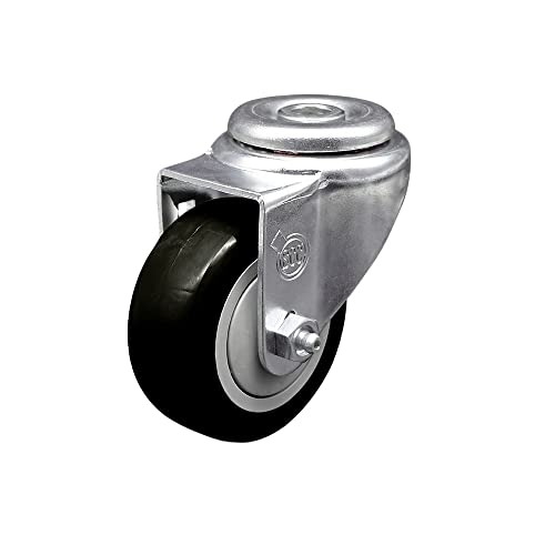 Polyurethane Swivel Bolt Hole Caster w/3