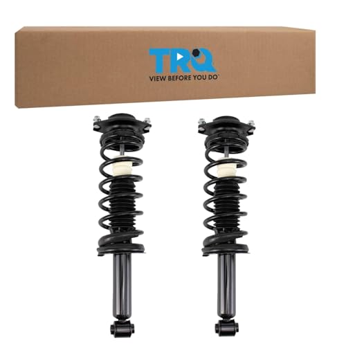 Image of TRQ Rear Shock & Spring Assembly Set Compatible with 2016-2017 Subaru Crosstrek