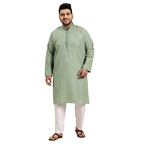 Image of SOJANYA (Since 1958, Men's Silk Blend Grey Kurta Pyjama & Silk Blend Jacket Combo