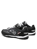 Material exterior: Cuero Joma Top Flex 2121 Negro Turf, Zapatillas Unisex Adulto, 43.5 EU