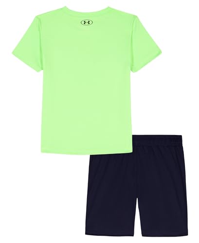 Image of Under Armour Boys' 2-piece Short Sleeve Graphic T-Shirt and Shorts Set, Lightweight & Breathable