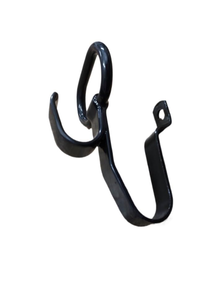 Glamour, Star , Star City, StarCity, Star City plus, Star City 110, Star City 125, Bike hook Shocker Fitting Bike Side Handle for Lady, Light Black Powder-Coated for Rust Prevention, Side Hook Black Ladies Handle-image-18