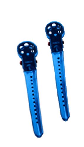 YS Park 4 Packs BLUE L-Clips 8 Clips Total. 100% Geniune + FREE Double Dip Comb Brush ($4 value)