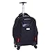 Produktbild Slimbridge Laptop Handgepäck Rucksack Trolley Laptoptasche Laptopfach Rollkoffer mit 4 Rollen für Notebooks von bis zu 16 Zoll Business Tasche 55 cm 35 Liter 2,5 kg, Eastport Schwarz