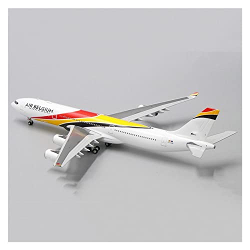 Avión miniatura A340-300 réplica de aleación a escala 1:400 coleccionable de líneas belgas