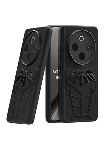 Image of Amazon Brand - Solimo Back Cover for Vivo T4 / IQOO Z10 5G | 3D Silicon with Cloth | Shockproof | Stylish Bumper Case (Black)