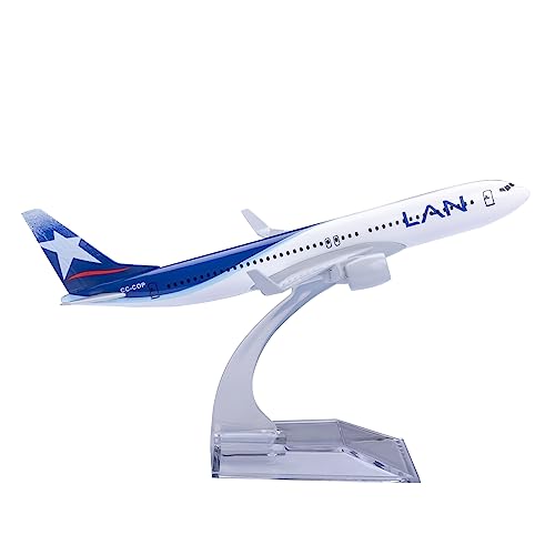 Avión de metal LAN Airlines B737 a escala 1:400, réplica de aleación para coleccionistas