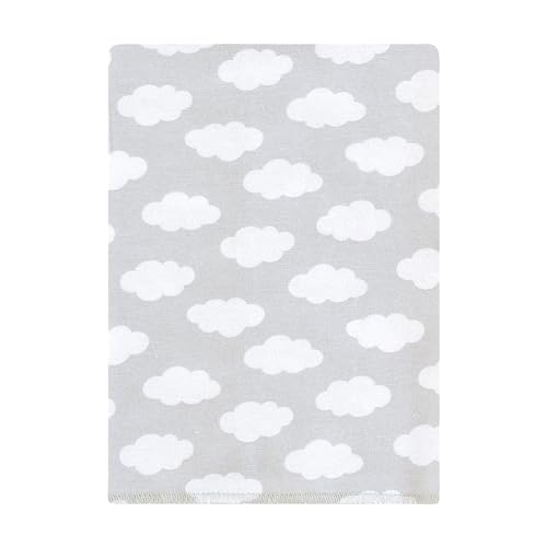Image of Hudson Baby Unisex Baby Flannel Burp Cloth 12pk, Teal Elephant, One Size