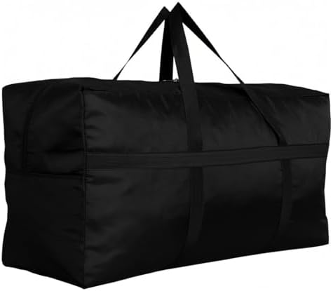 DoYiKe Extra Large Storage Duffle Bag with Zippers and Handles, B...