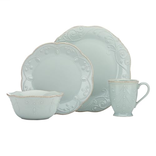 Lenox French Perle 4-Piece Place Setting, Ice Blue,12 oz - image 1