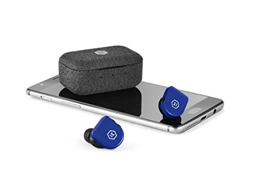 Image of MASTER & DYNAMIC MW07 Go Truly Wireless Bluetooth Headphones in Ear Earphone with Mic (Electric Blue)