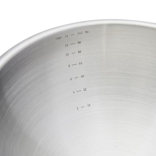 Bowl Hemisférico para Pastelería de Acero Inoxidable 24 cm miniatura 3