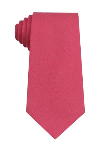 Image of Mens Solid Linen Ties - Regular Width Pattern Necktie for Men