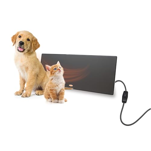 Cozy Animals Safe Pet Space Heater Flat Panel Kennel Heater 150 Watts