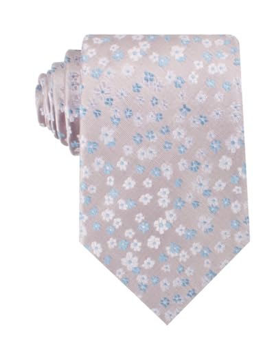 Image of OTAA Floral Necktie Casual Ties for Men - Perfect Neck Tie for Groomsmen Wedding Ties or Formal Occasions