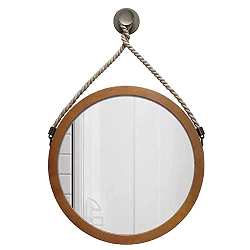 Miroir rond mural 40 cm pour une salle de bain style nordique moderne