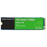 WD Green SN350 2 TB M.2 NVMe SSD, mit Lesegeschwindigkeit von 2.400 MB/Sek. und Schreibgeschwindigkeit von bis zu 1.900 MB/Sek.