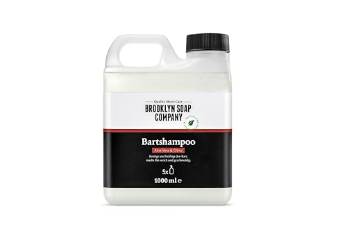 Bartshampoo Refill (1L) · BROOKLYN SOAP COMPANY · Bartseife Nachfüllpackung · Reinigung & Pflege für deinen Bart