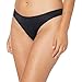 Amazon Essentials Women's Seamless Breathable Thong Underwear, Bonded Stretch, Pack of 4, Black, XX-Large