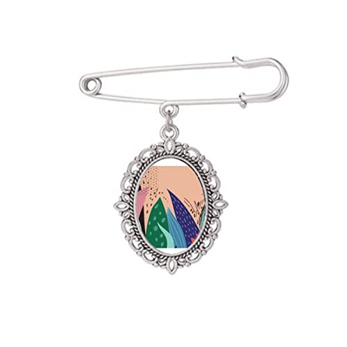 Broche Aloé S Art pour châle et robe : fini les décolletés trop grands et vêtements amples