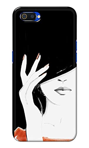Image of PRINTFIDAA Photo of Beautiful Girl Hard Back Cover for Realme C2 / Oppo A1K, RMX1941, CPH1923 Back Cover -(P6) KAT1005