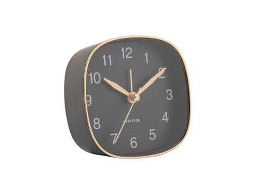 Karlsson [DL] Reloj de alarma de viaje cuadrado negro